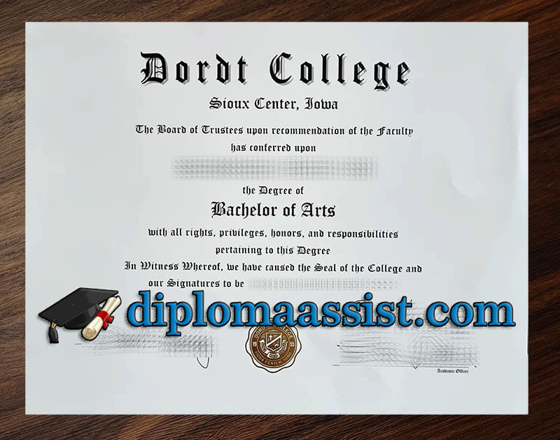 buy Dordt College diploma