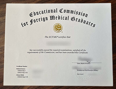 Buy ECFMG certificate