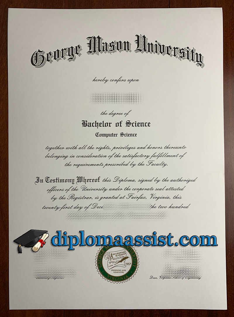 buy George Mason University diploma