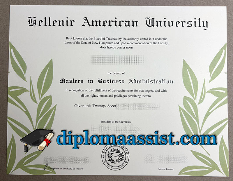 Buy Hellenic American University diploma