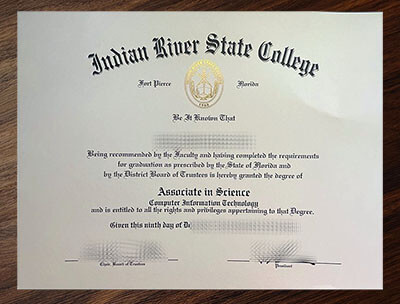 fake Indian River State College diploma