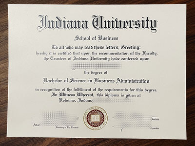 Order Indiana University degree