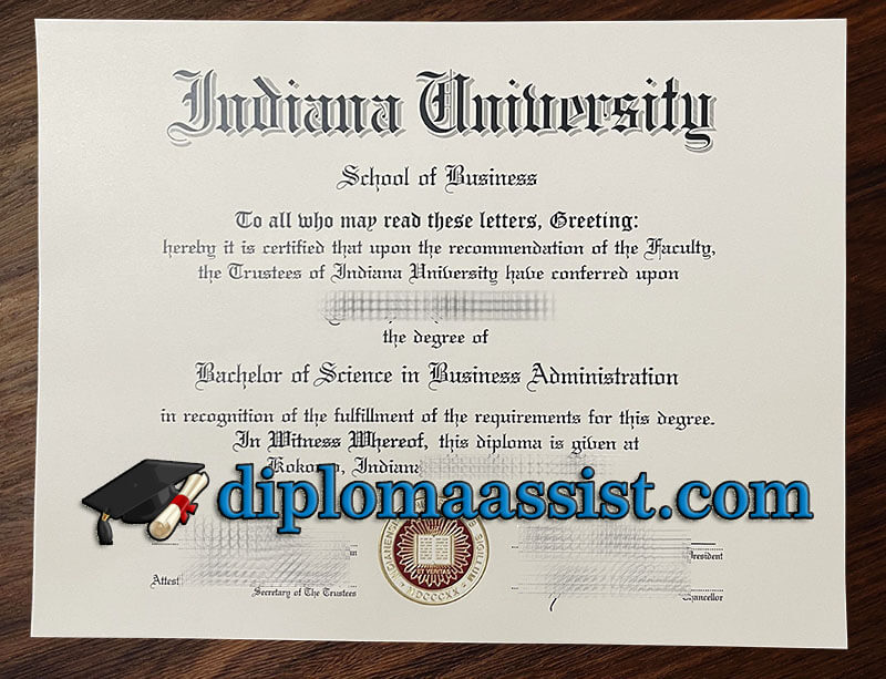 Buy Indiana University diploma