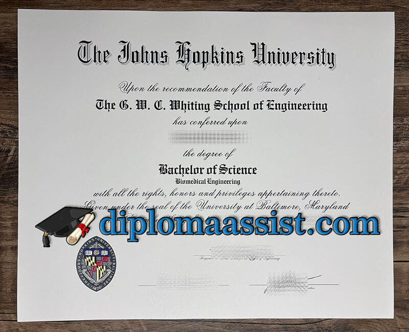buy Johns Hopkins University diploma