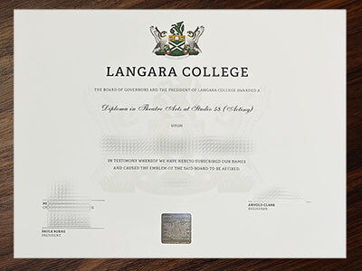 Order Langara College diploma