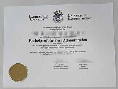 Make Laurentian University diploma