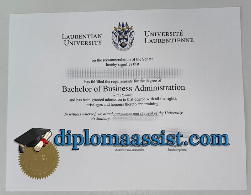 Buy Laurentian University diploma