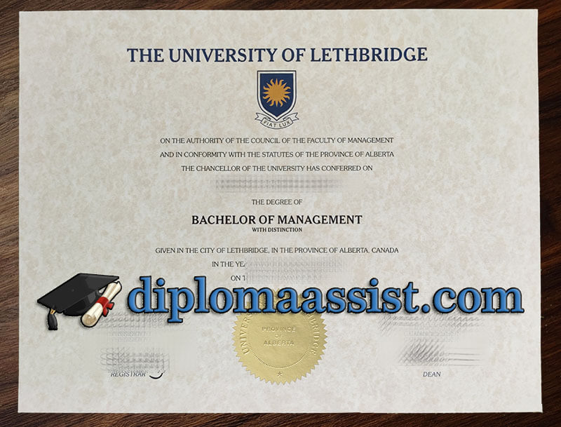 Buy Lethbridge College diploma