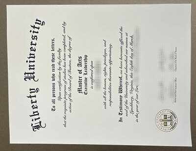 order Liberty University diploma