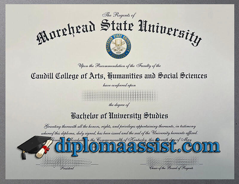 Buy Morehead State University diploma