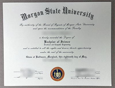 buy Morgan State University diploma