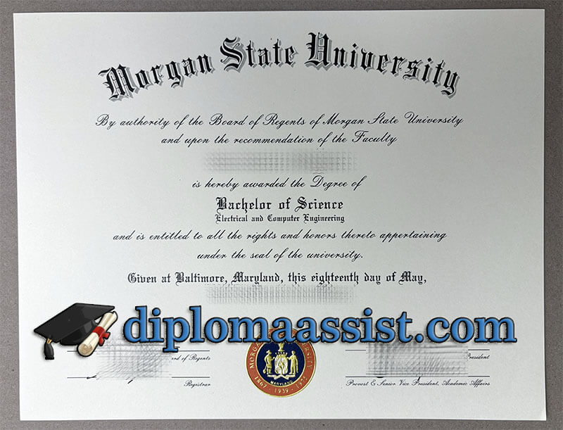 buy Morgan State University diploma