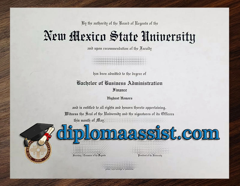 get a New Mexico State University diploma