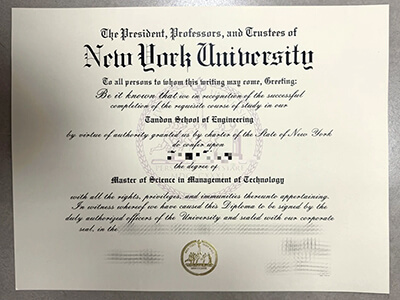 buy New York University diploma