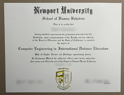 make Newport University diploma