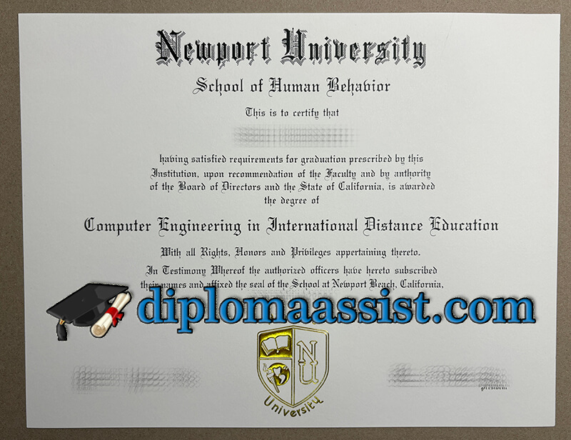 buy Newport University diploma