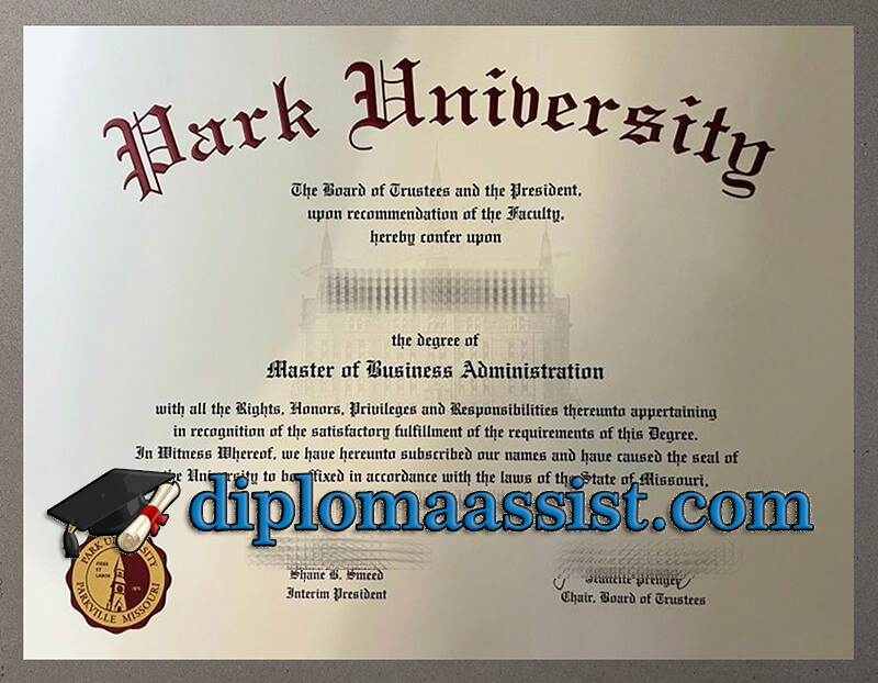 Buy Park University diploma
