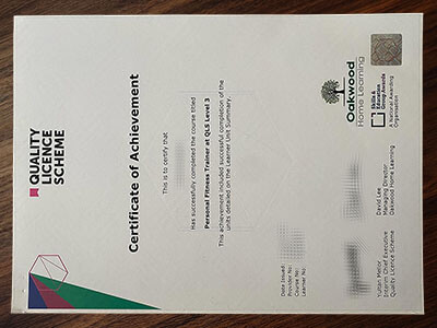 buy Personal Fitness Trainer at QLS Level 3 certificate