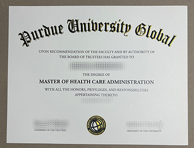Purdue University Global diploma