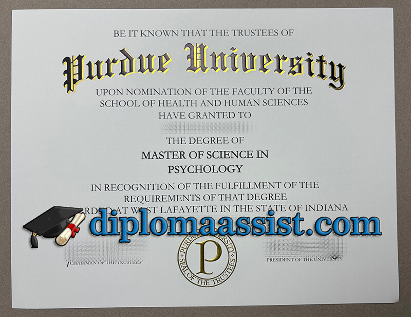 buy Purdue University diploma