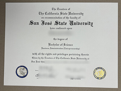 get San Jose State University diploma