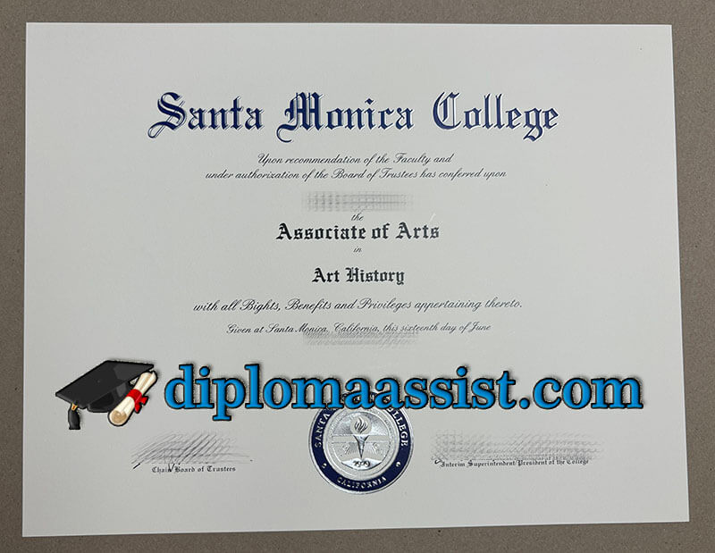 Order Santa Monica College diploma