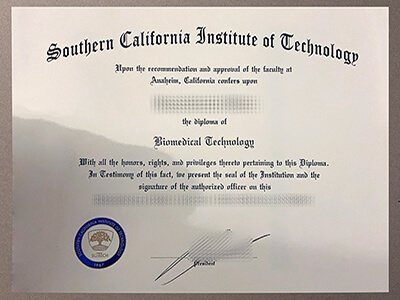 order Southern California Institute of Technology diploma
