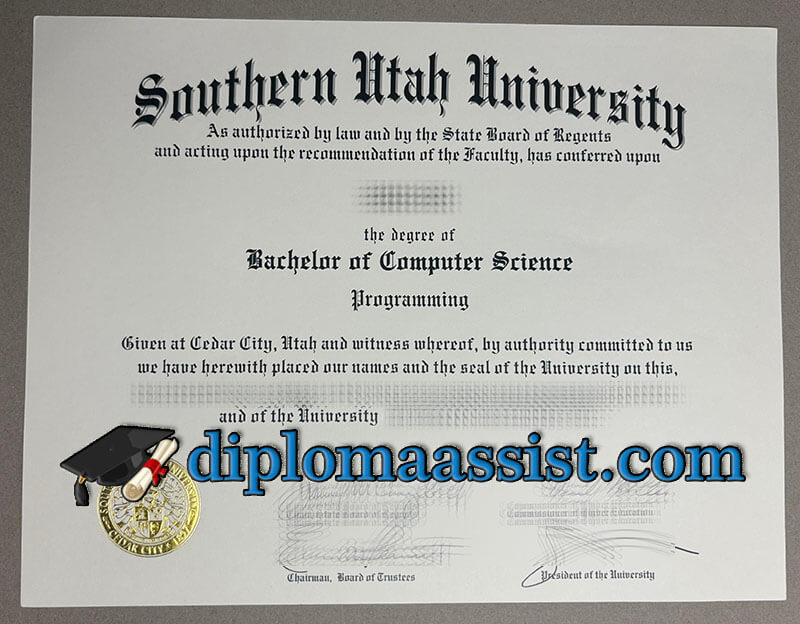 Buy Southern Utah University diploma