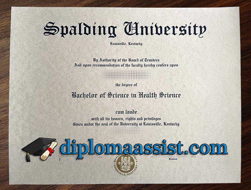 Buy Spalding University diploma
