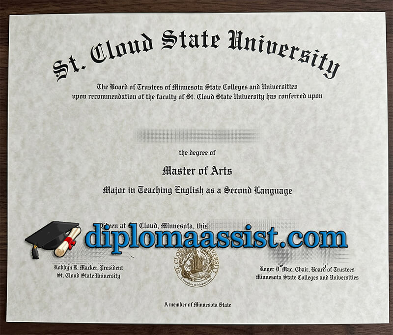 Order St. Cloud State University diploma