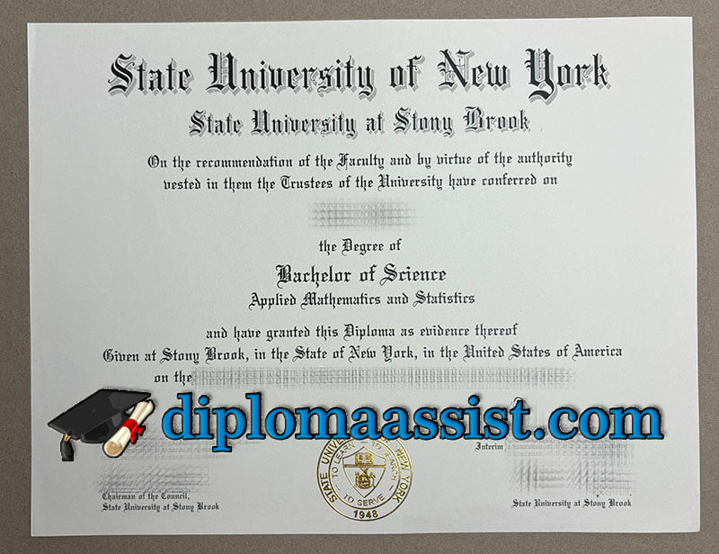 Buy Stony Brook University diploma