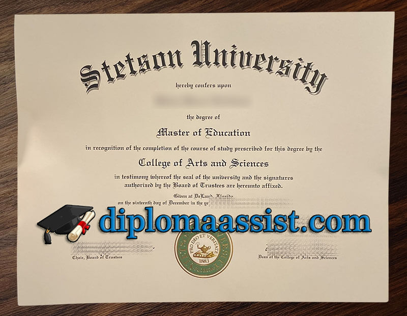 Buy Stetson University diploma