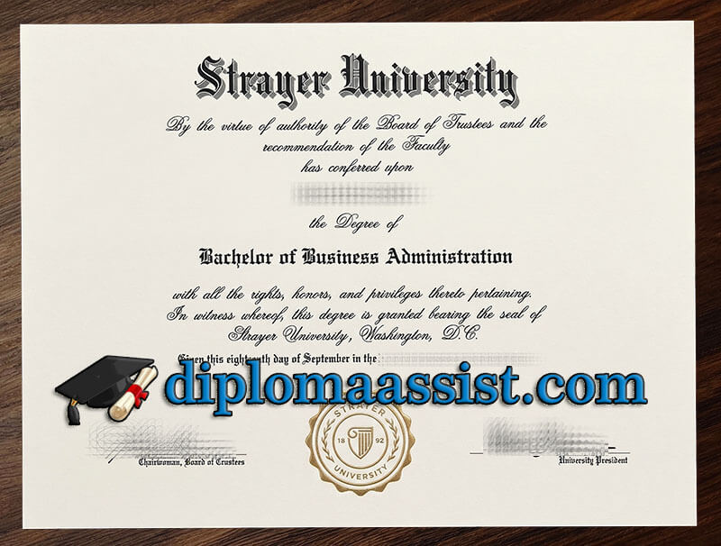 buy Strayer University diploma