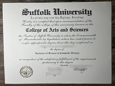 buy Suffolk University diploma