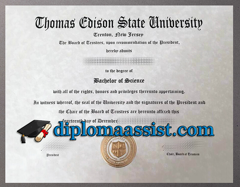 Buy Thomas Edison State University diploma