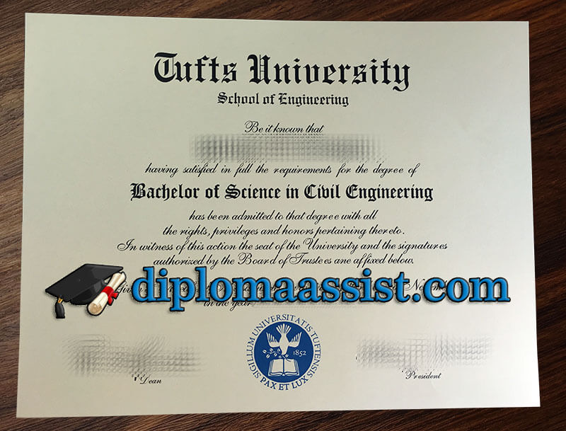 Buy Tufts University diploma