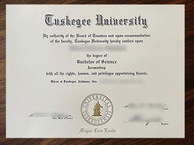 make Tuskegee University diploma