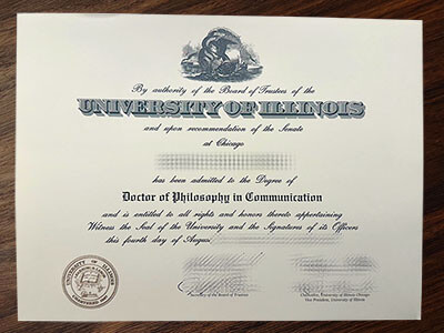 make University of Illinois Chicago diploma