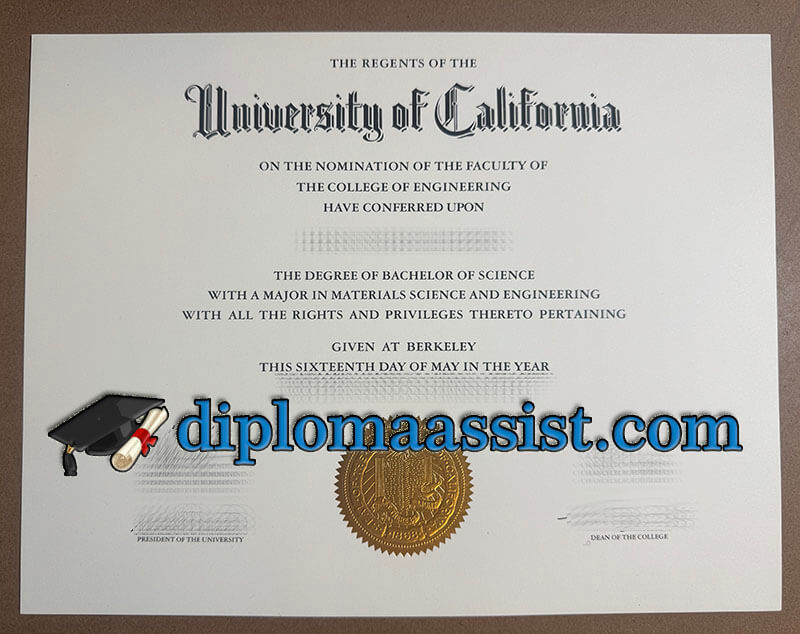 UC Berkeley Diploma