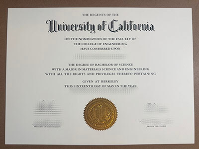 Make UC Berkeley diploma