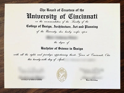 Make University of Cincinnati diploma