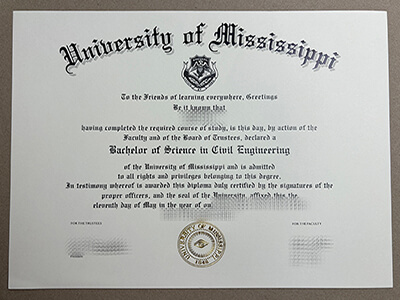buy University of Mississippi diploma