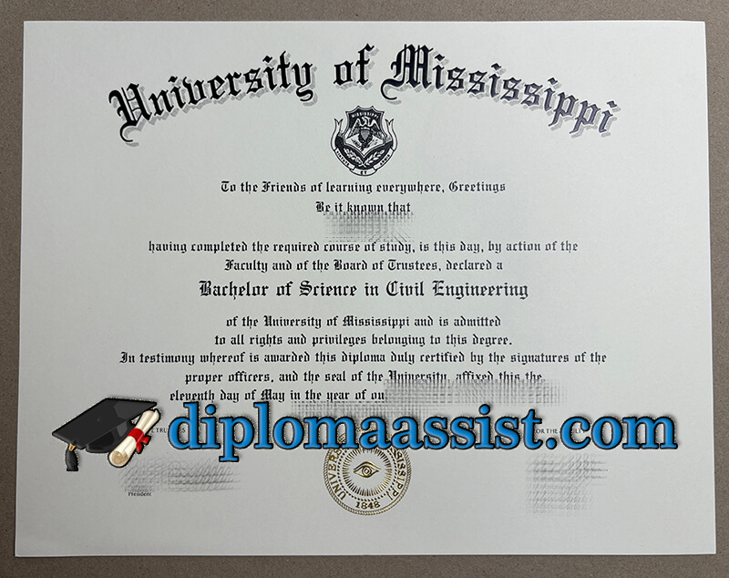 Where to buy University of Mississippi diploma?