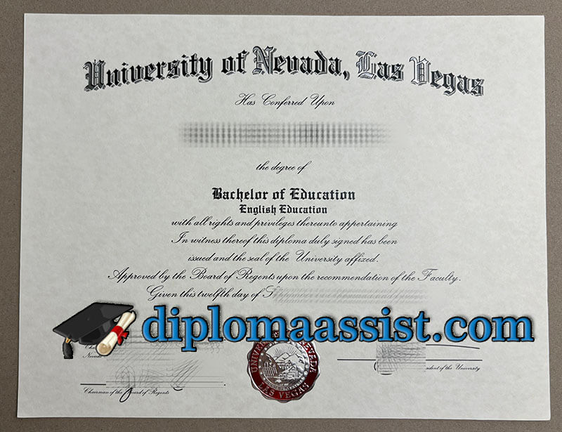 buy University of Nevada Las Vegas diploma