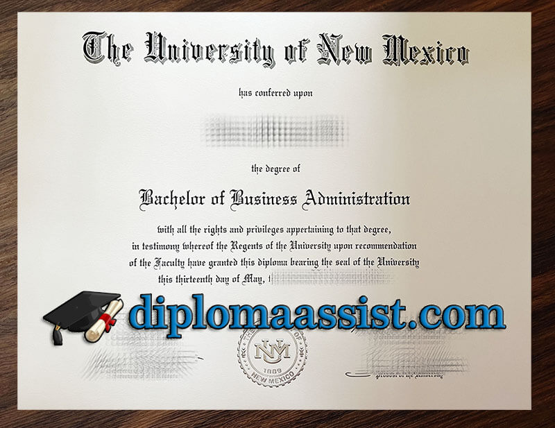 buy a University of New Mexico diploma
