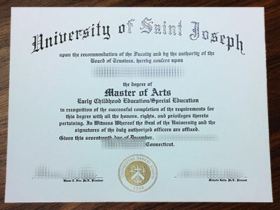 Buy University of Saint Joseph diploma