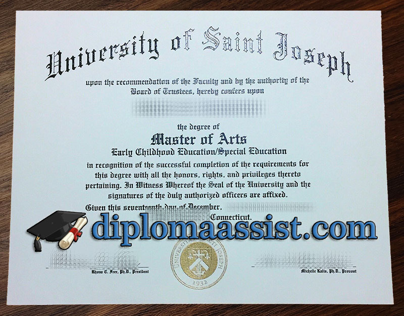 buy University of Saint Joseph diploma