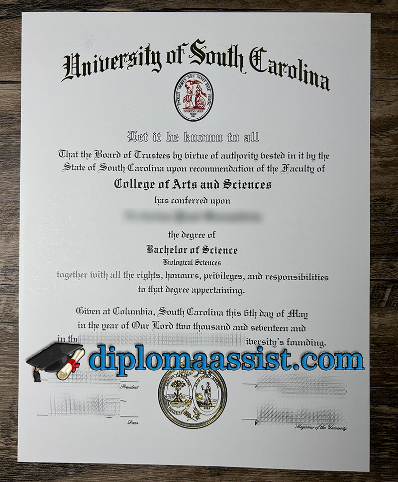 Where to buy University of South Carolina diploma?