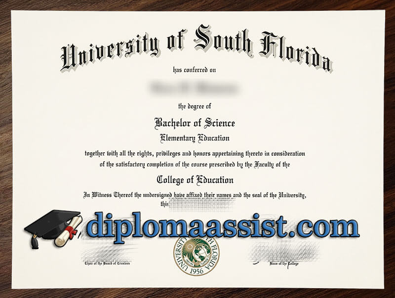 buy University of South Florida diploma