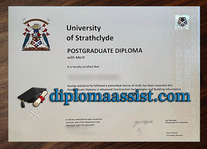 Where to order University of Strathclyde diploma?
